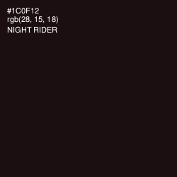 #1C0F12 - Night Rider Color Image